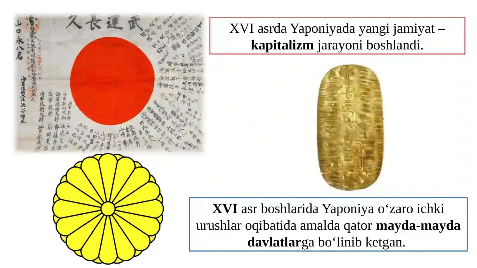 XVI-XVIII asrlarda Sharqiy Osiyo 3