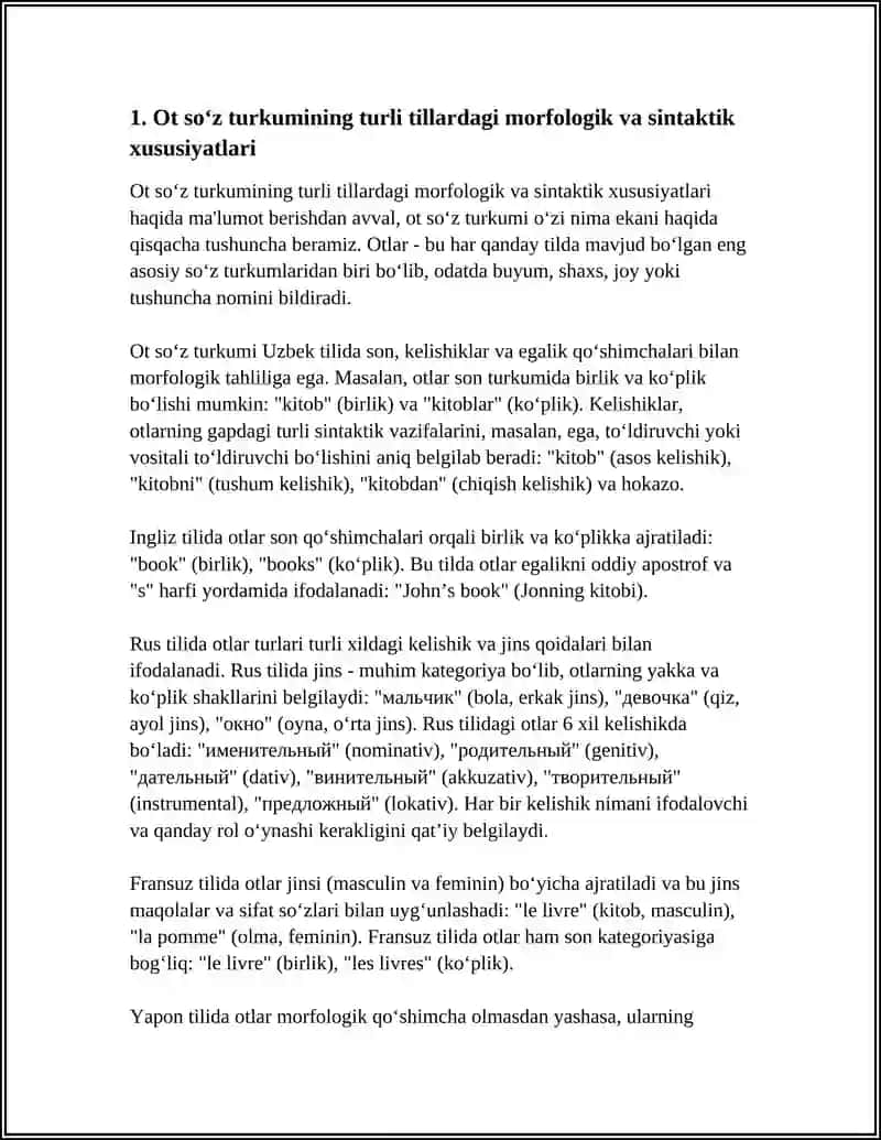 TURLI TILLARDA SO’Z TURKUMLARI 3