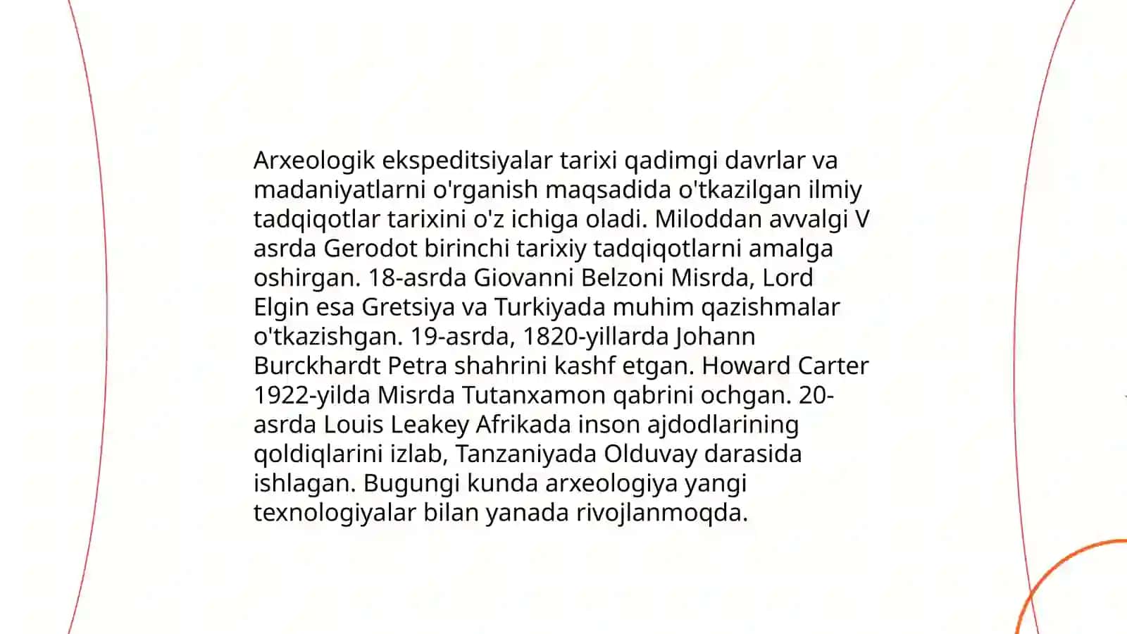 Arxeologik ekspeditsiyalar va ularning faoliyati 3