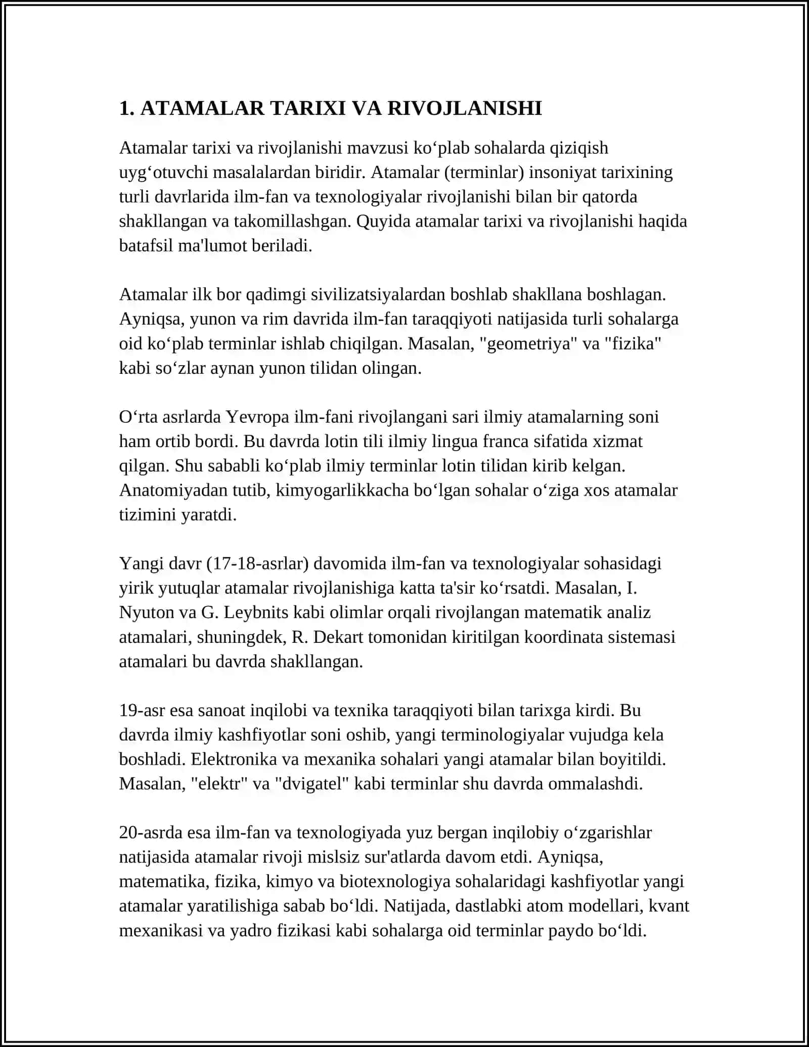 ATAMALARNING O'ZBEKCHA MUQOBILINI QABUL QILISHNING EHTIYOJLARI 3