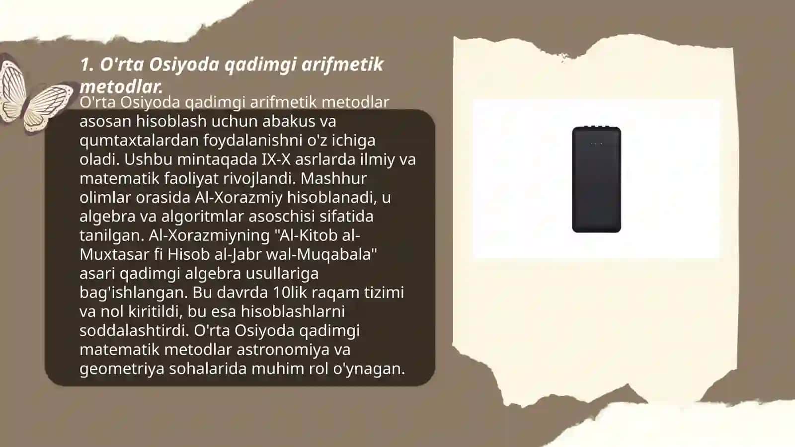 O'rta osiyoda arifmetika taraqqiyoti va unin o'qitilish tarixi 3