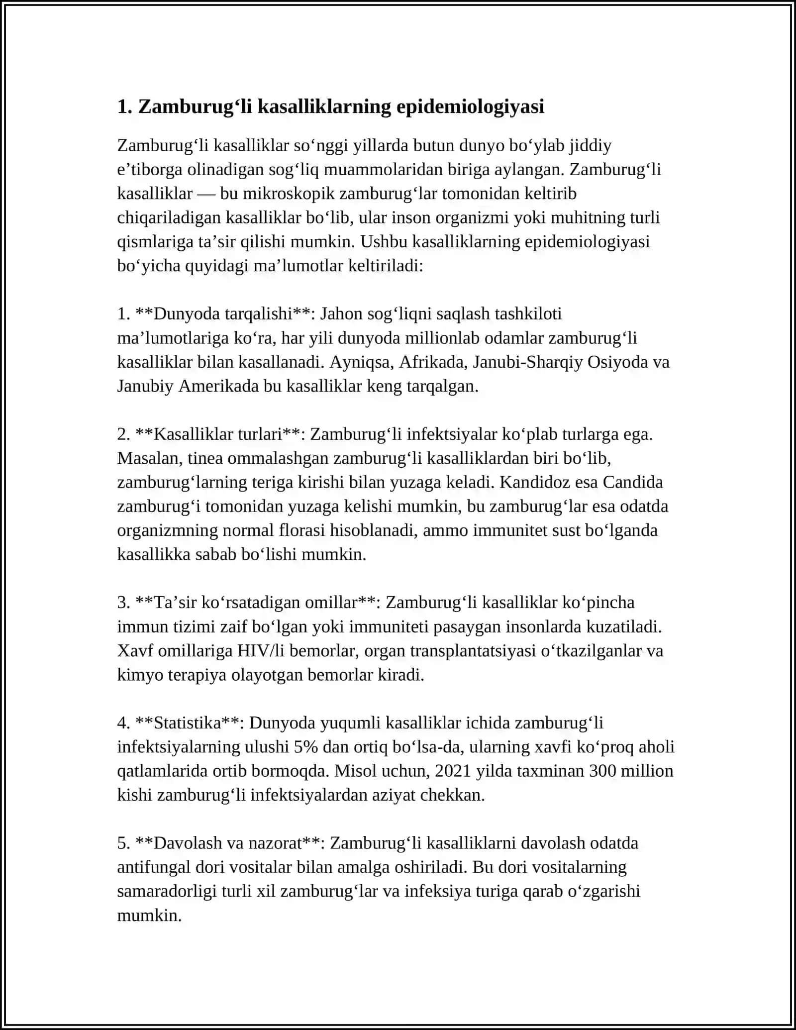 ZAMBURUGʻLI KASALLIKLARNI QOʻZGʻATUVCHILARI, PATOLOGIYASI, LABARATORIYA TASHXISI 3