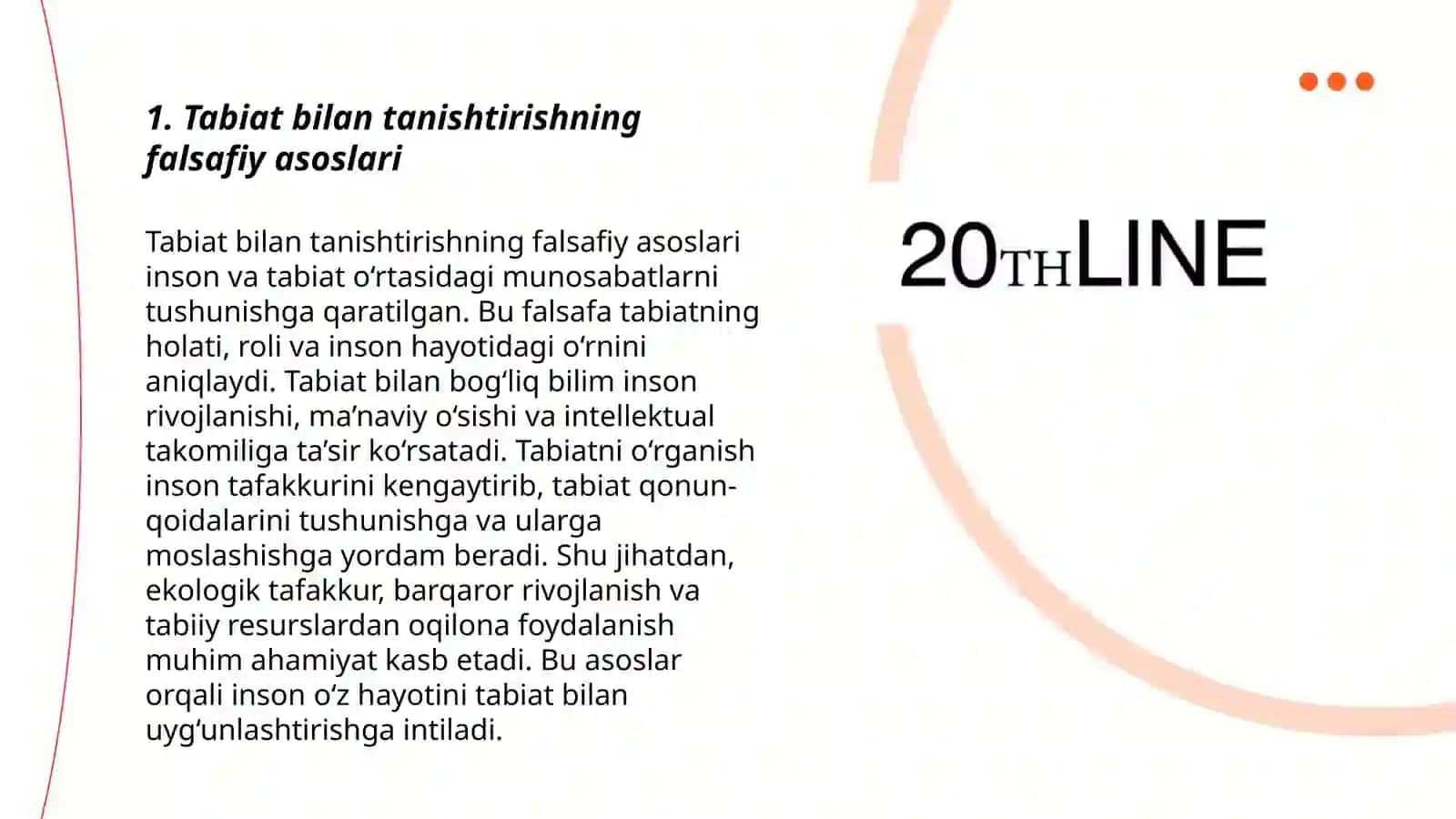 Tabiat bilan tanishtirishning fanlar kesimida tutgan òrni 3
