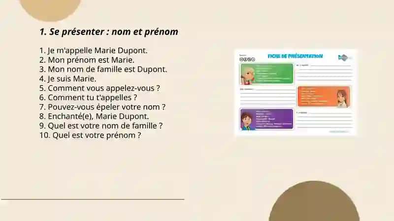 Présentation et usage se saluer, les vœux, demande des nouvelles 3