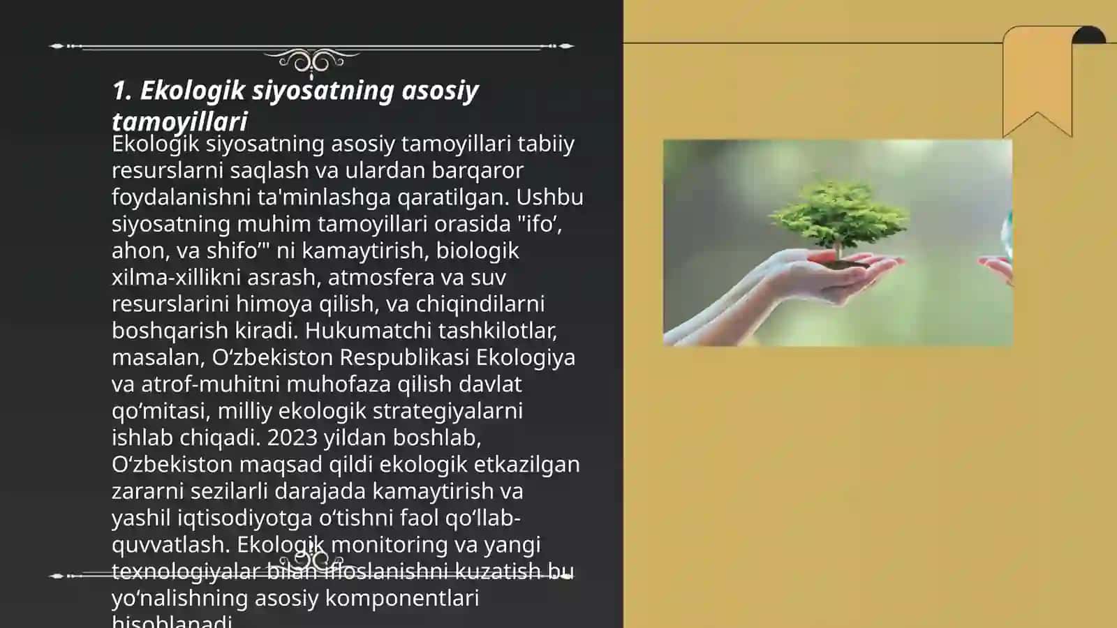 Ekologik siyosat va uni amalga oshirishni iqtisodiy mexanizmi 3