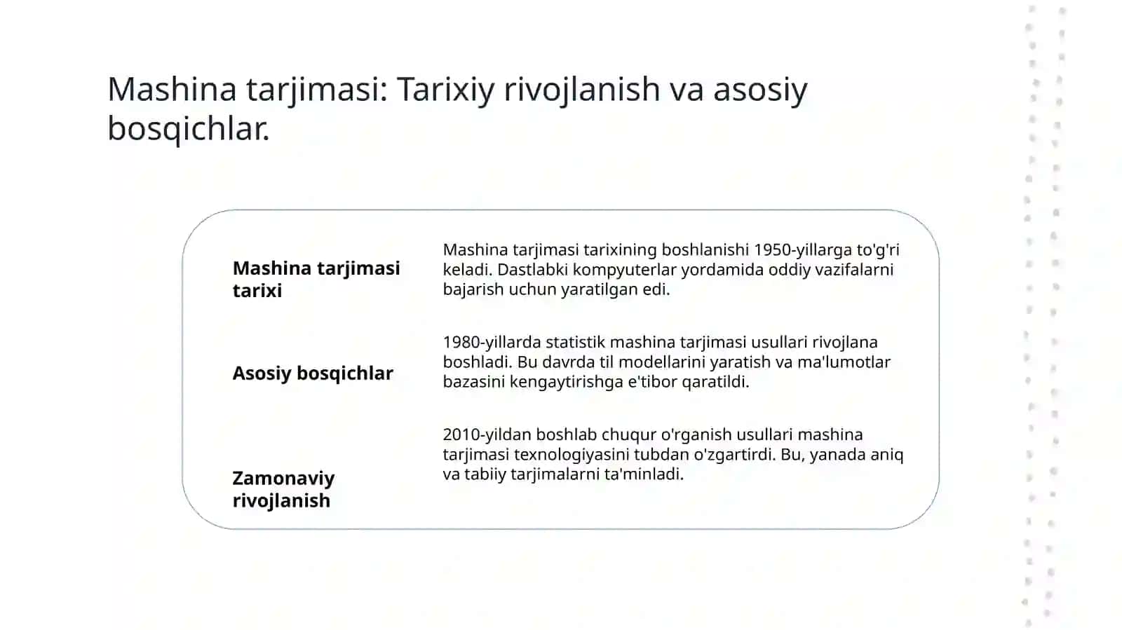 Mashina tarjimasi tarixi 3