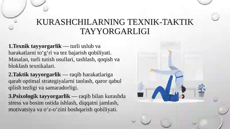YOSH KURASHCHILARNI TEXNIK-TAKTIK TAYYORGARLIGINI RIVOJLANTIRISHDA YORDAMCHI MASHQLARDAN FOYDALANISH 3