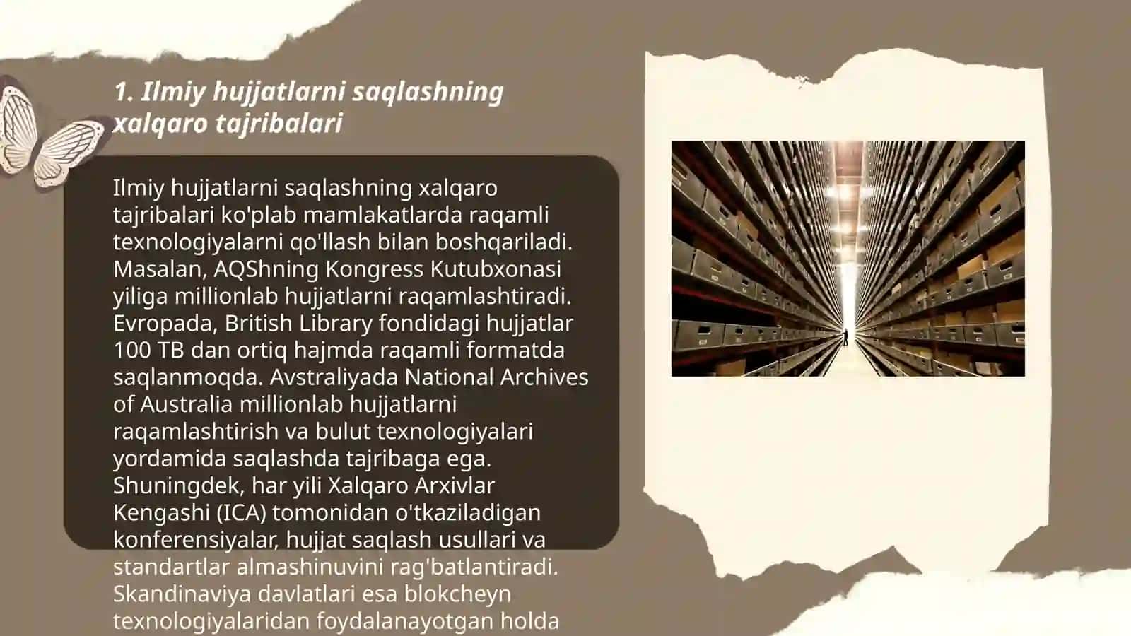 Ilmiy hujjatlarni saqlashning xalqaro tajribalari 3