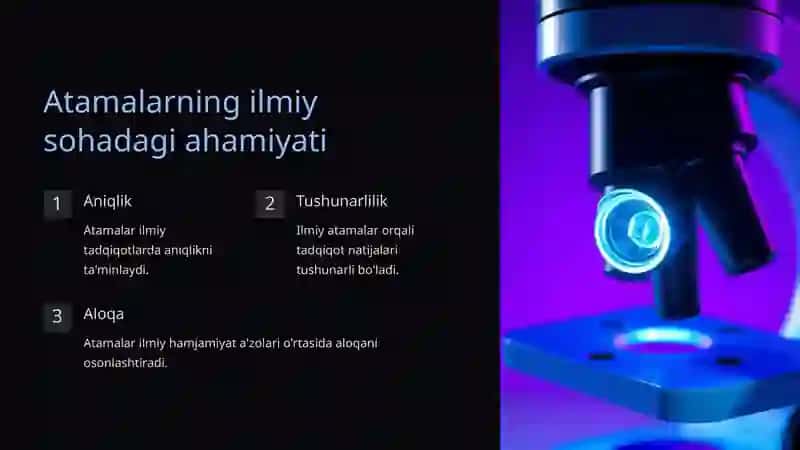 Atamalarning ilmiy va kasbiy sohadagi ahamiyati 3