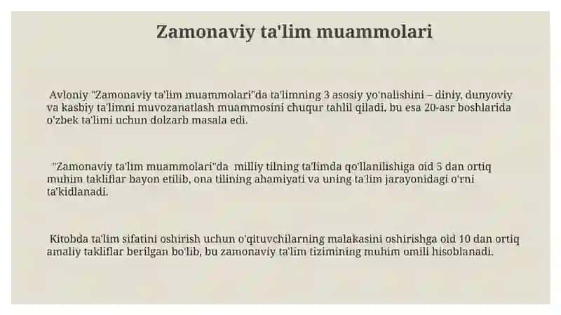 Abdulla Avloniy asarlaridan vijdon tarbiyasi masalalari 3