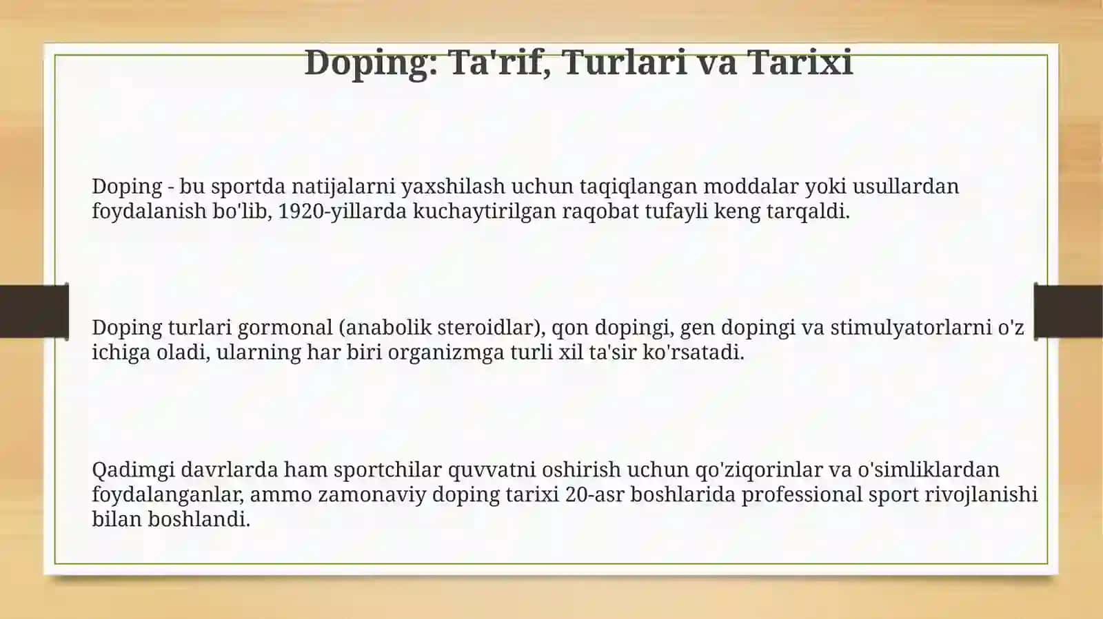 Doping 3