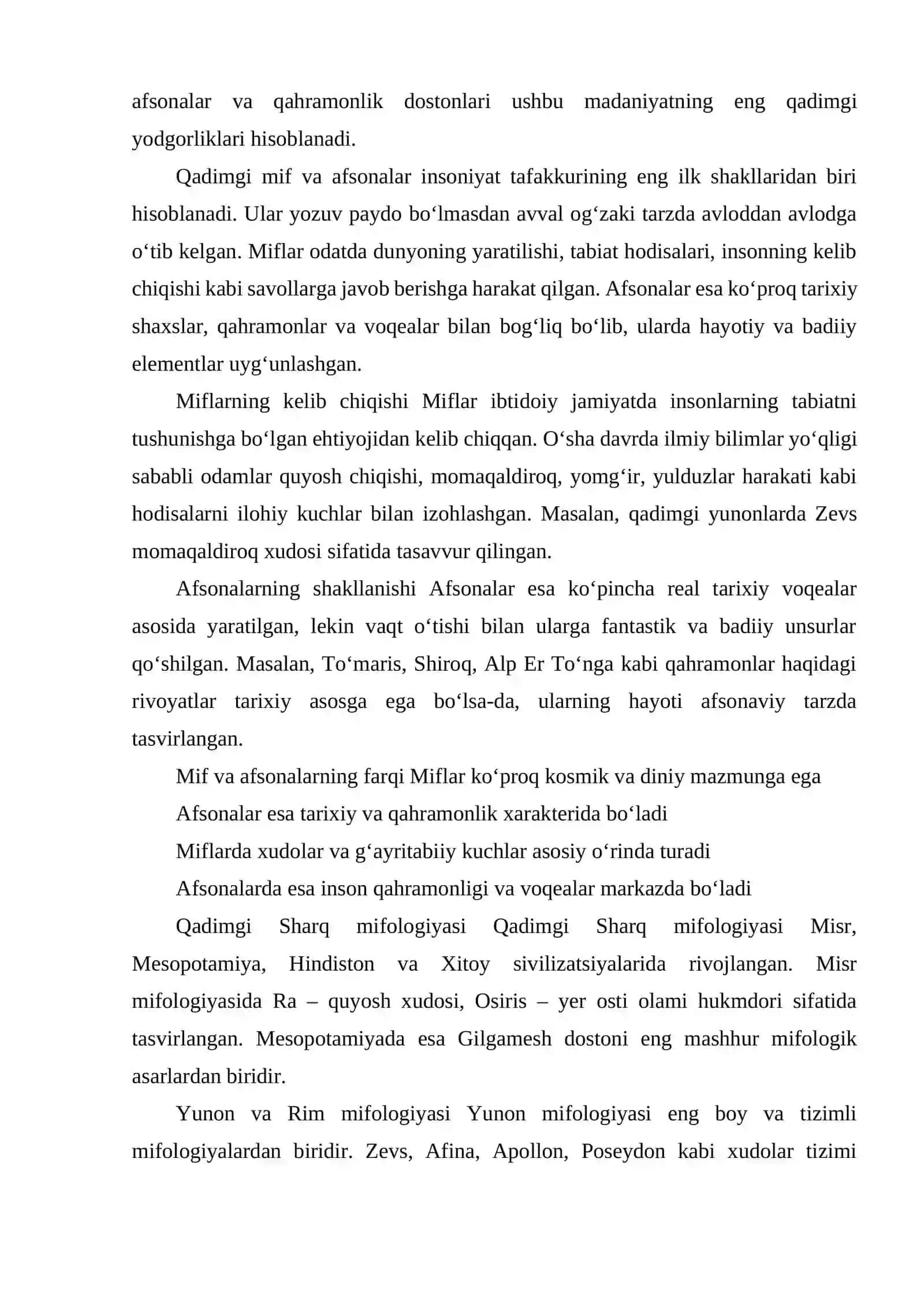 QADIMGI MIF VA AFSONALAR 3