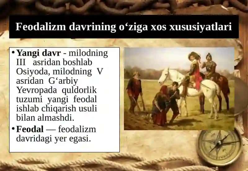 Feodal jamiyati va uning yemirilishi davridagi iqtisodiy ta‘limotlar 3