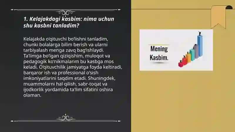 Mening kelajakdagi kasbim 3