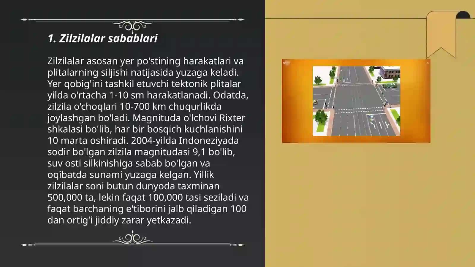 Zilzila va ularda aholining harakatlanishi 3