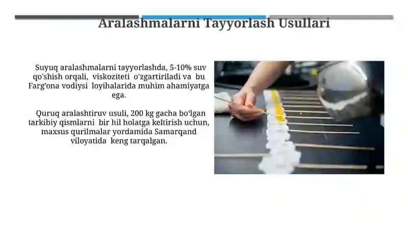 Birikma tayyorlash texnologiyasi 3
