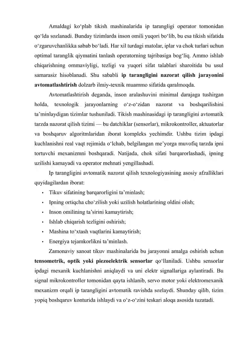 Ip tarangligini avtomatik nazorat qilish tizimi 3