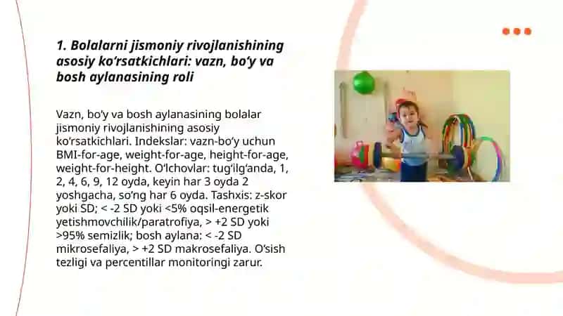 Bolalarni jismoniy rivojlanishining asosiy ko‘rsatkichlari 3