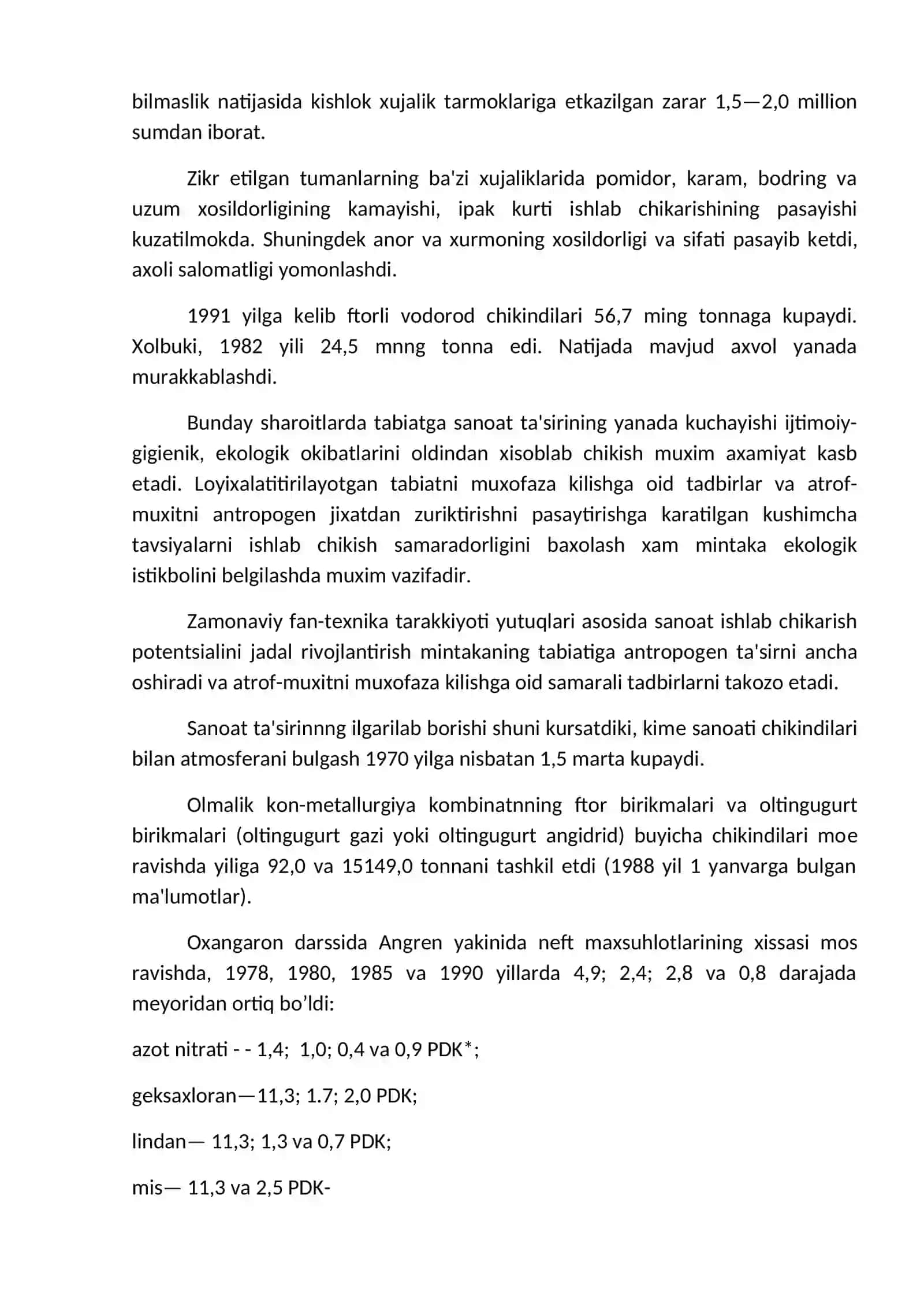 O'zbekistondagi atrof muxitga doir muamolar 3