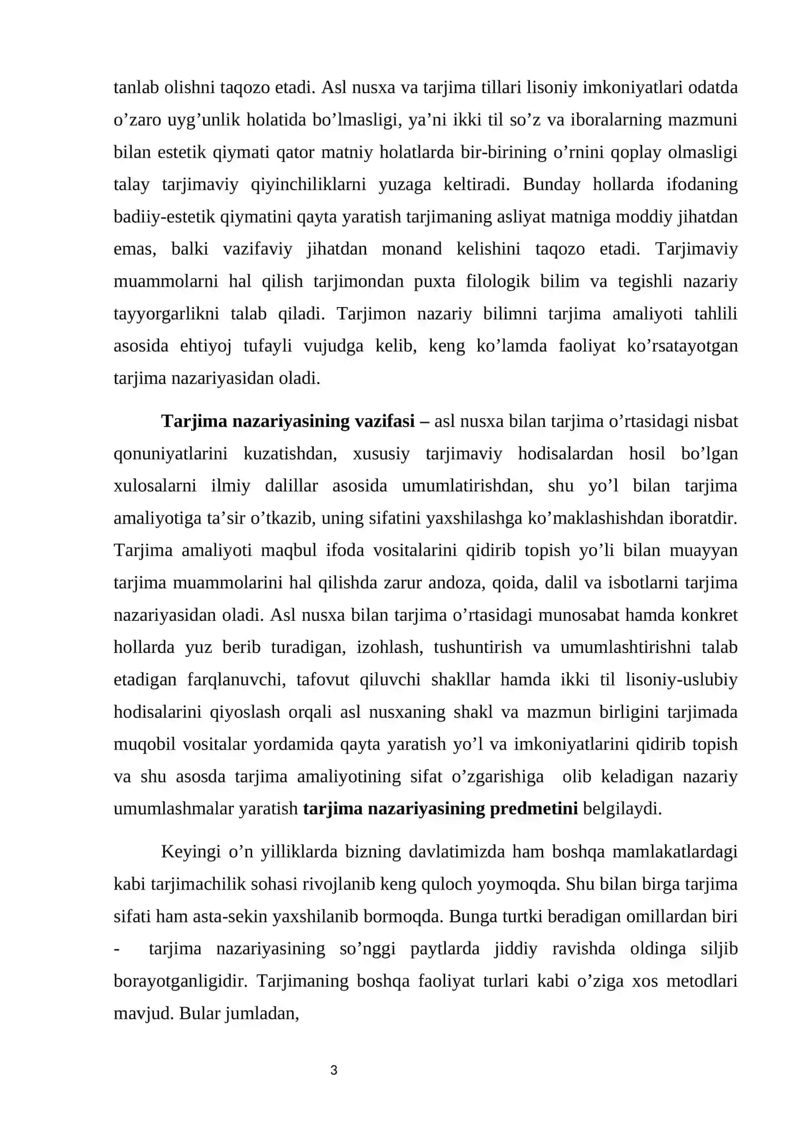 O‘ZBEK ADABIYOTI NAMUNALARINI CHET TILLARIGA TARJIMA QILISH MASALALARI 3