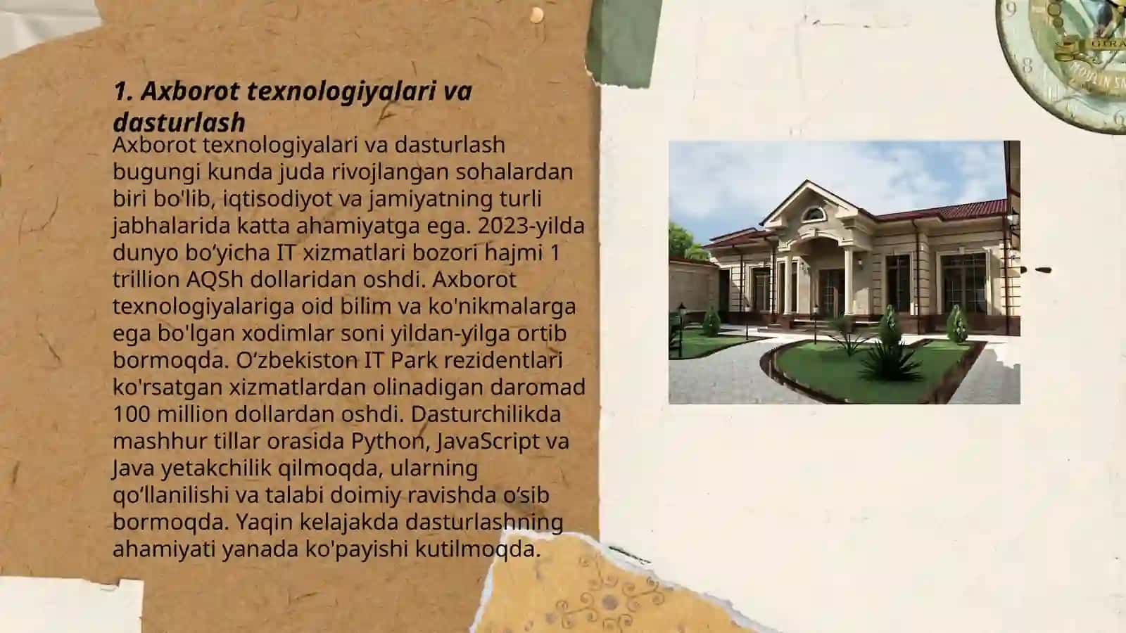 Axborot texnologiyalari va dasturlash 3