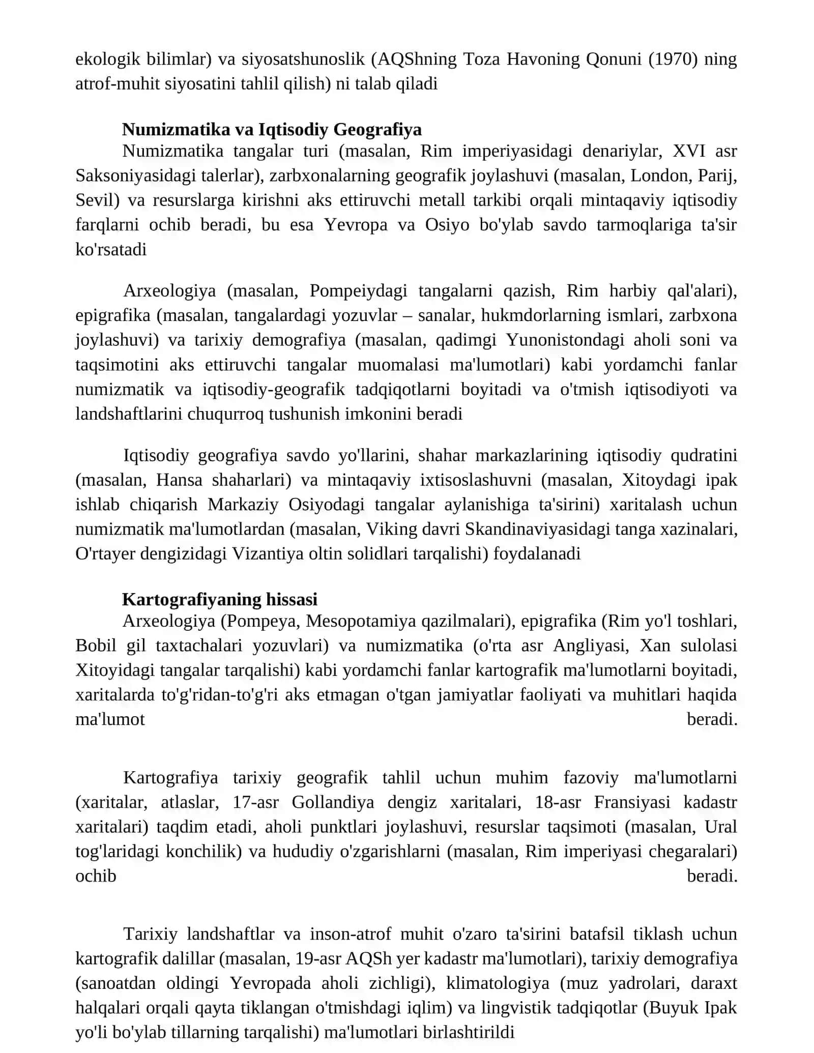 Tarixiy geografiyani oʻrganish 3