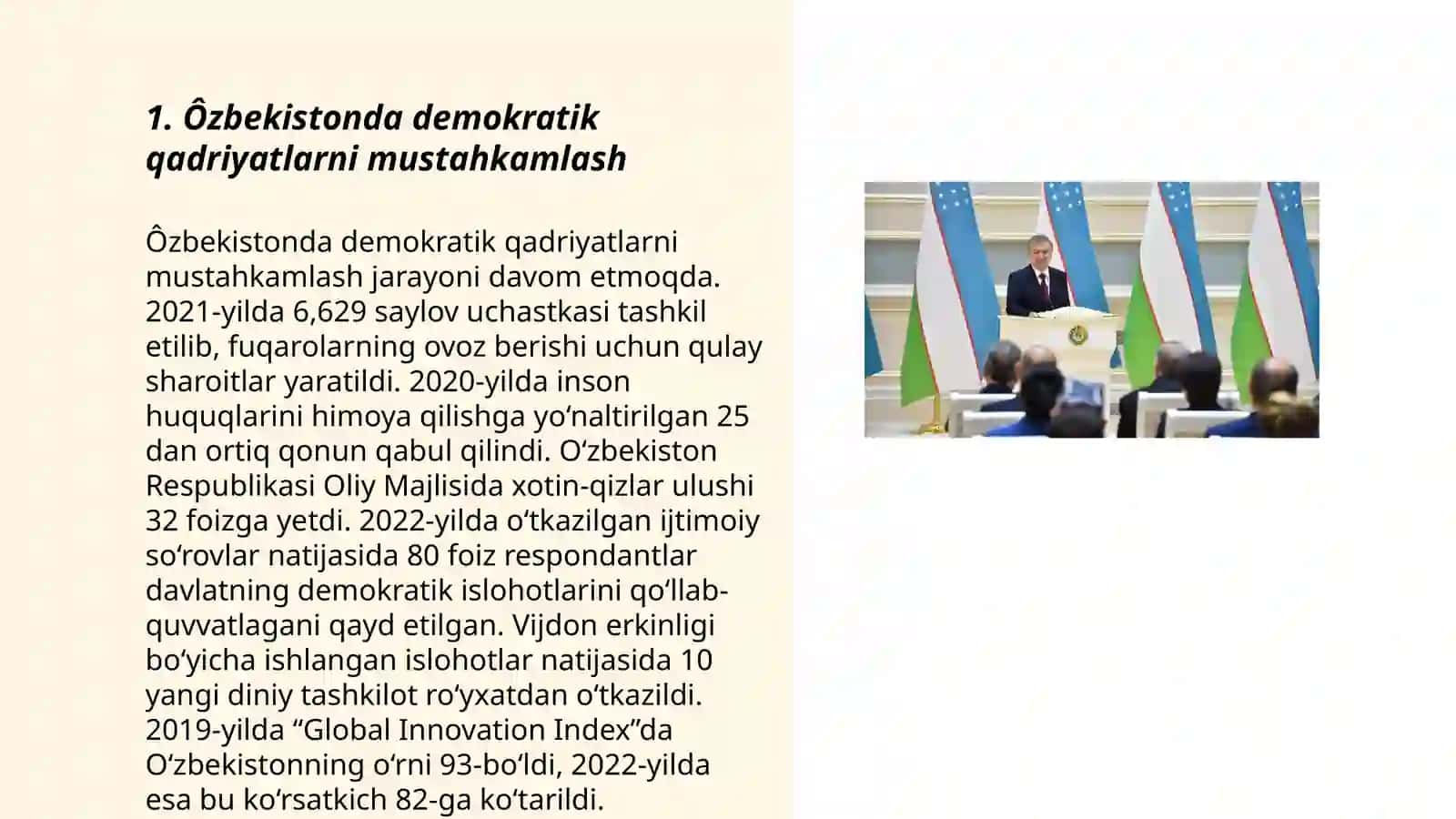 Ôzbekistoning ôziga xos istiqboli va taraqqiyot yõli 3