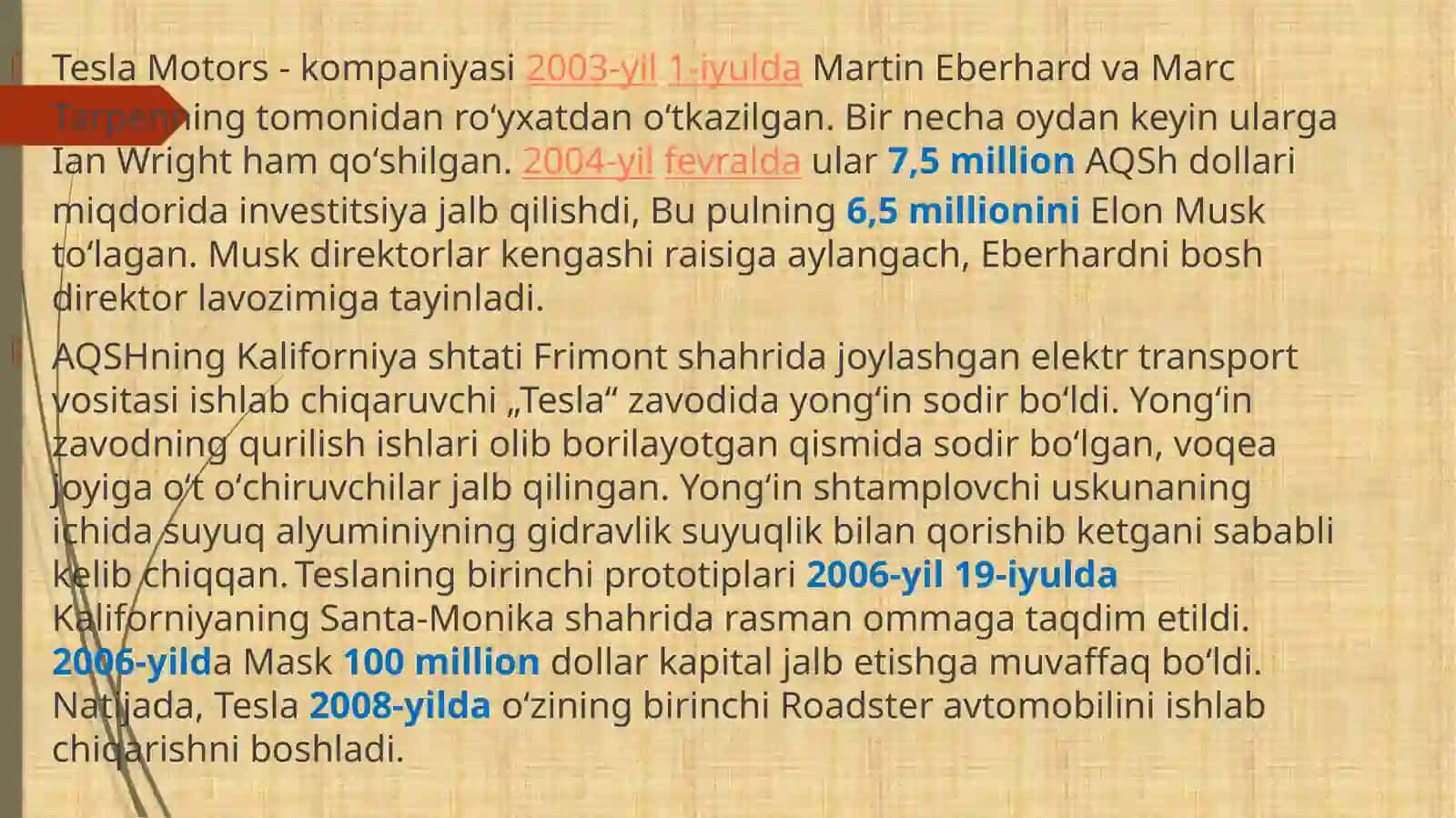 Tesla kompaniyasi haqida 3