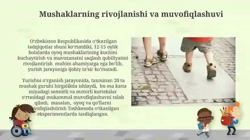 Mushaklar rivojlanishi va muvofiqlashuvi 3