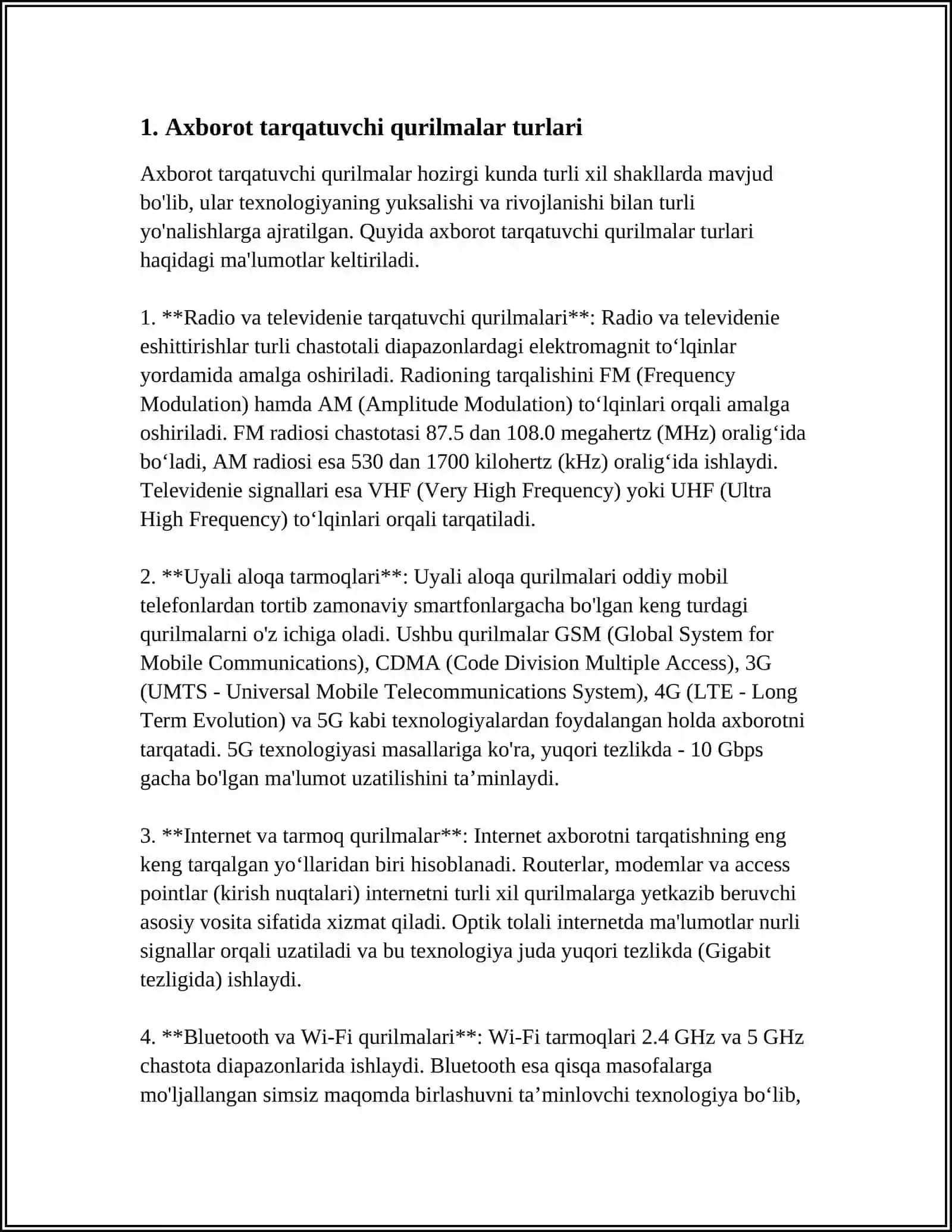 AXBOROT TARQATUVCHI QURULMALARNING IMKONIYATLARI 3