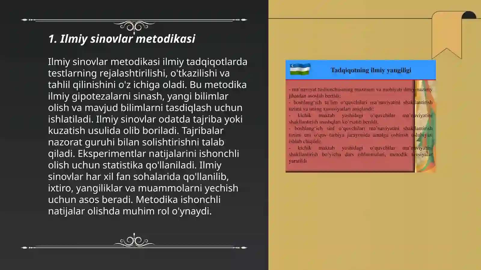 Arslonov Diyorbekning Yoʻnalishga Kirish fanidan Mustaqil ishi 3