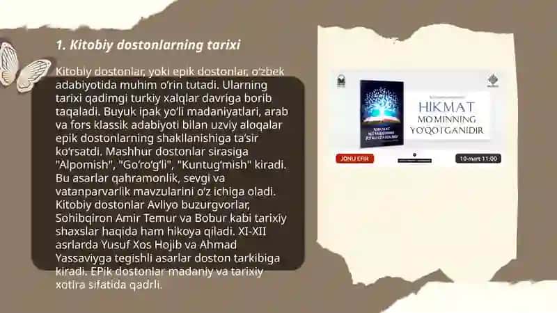 Kitobiy dostonlar 3