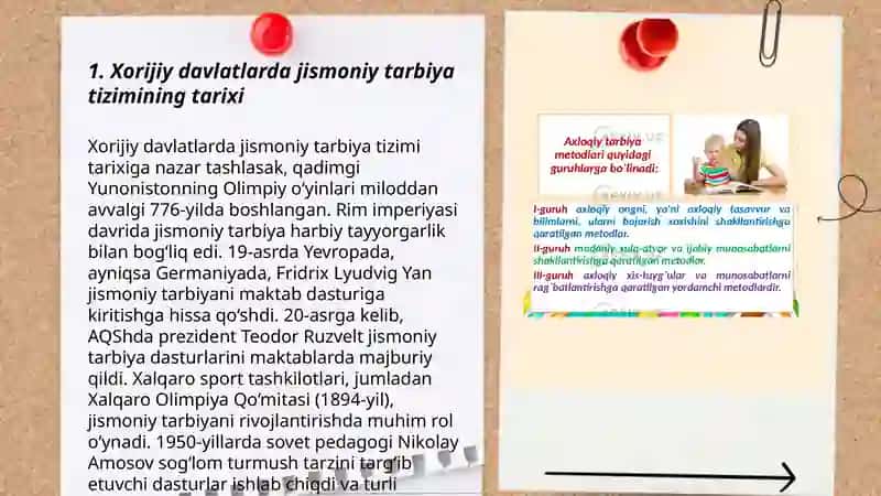 Xorijiy davlatlarda bolalarga jismoniy tarbiya berish tizimining rivojlanishini 3