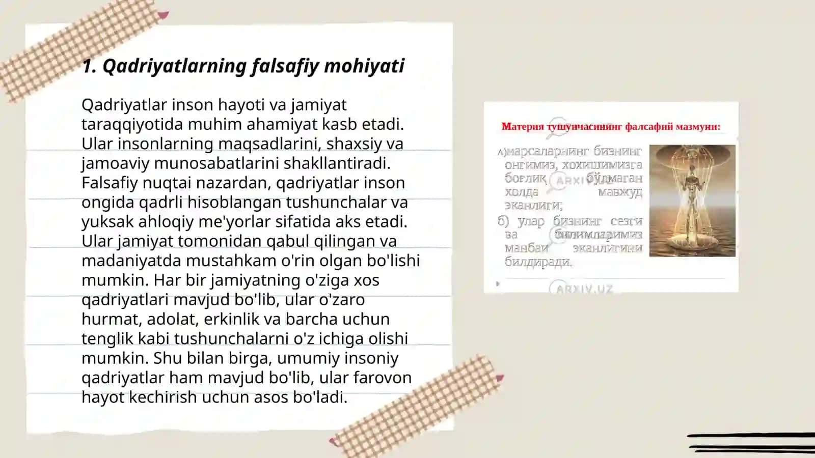 Qadriyatlar falsafasi (akseologiya) 3