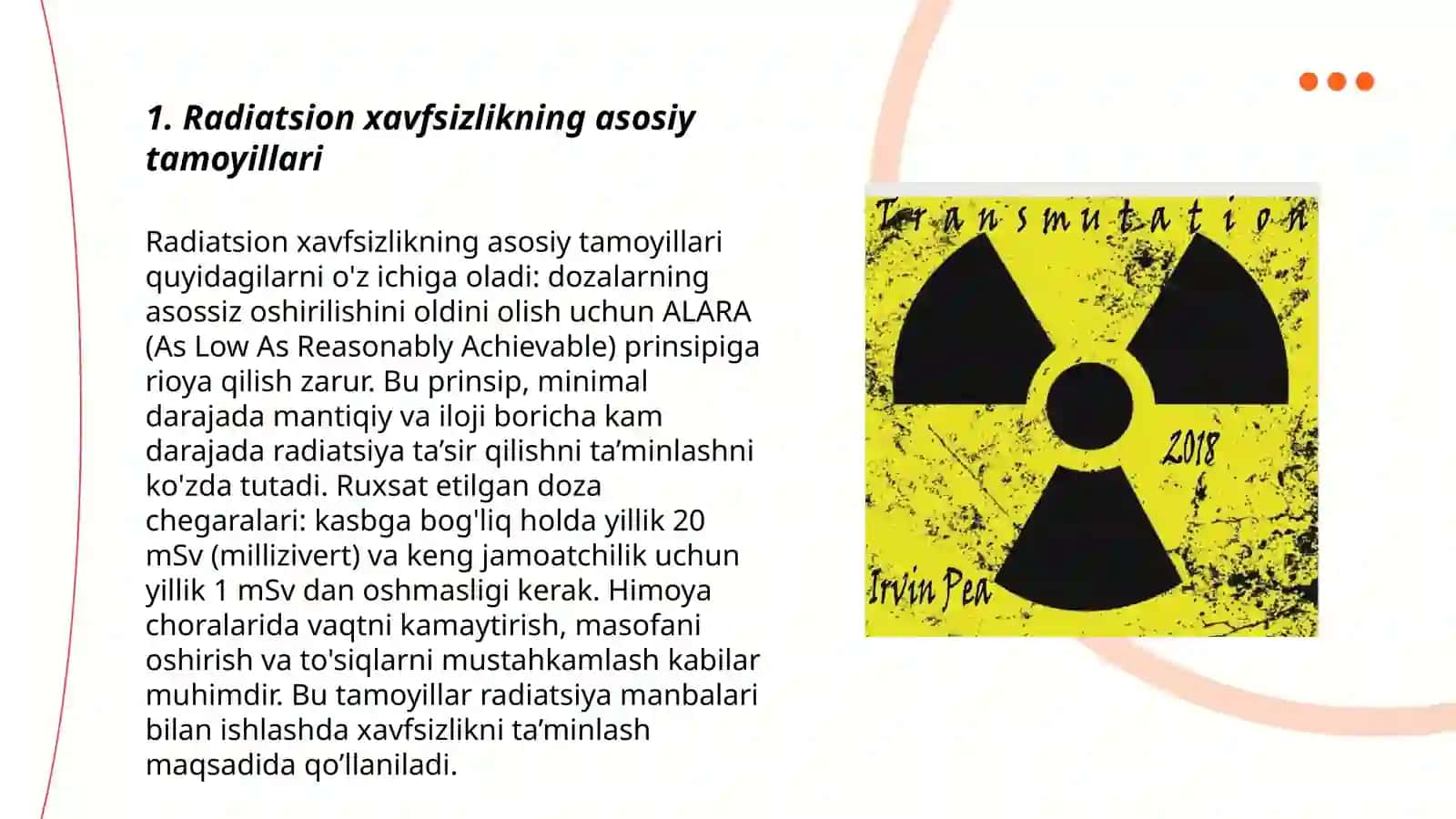 Radiatsion xavfsizlik normalari va qonunchilik 3