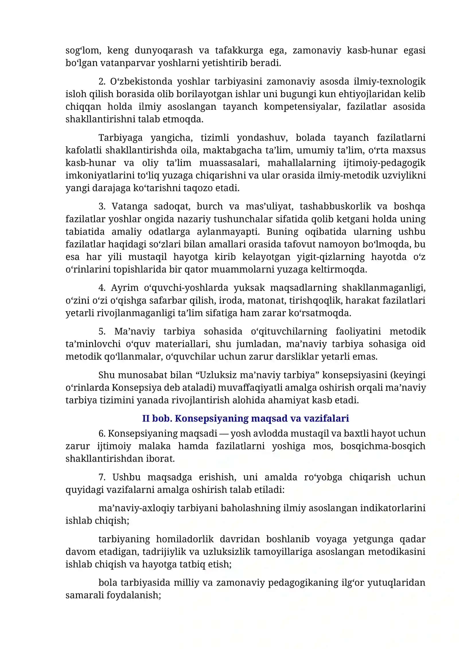 Uzluksiz ma’naviy tarbiya konsepsiyasi 3