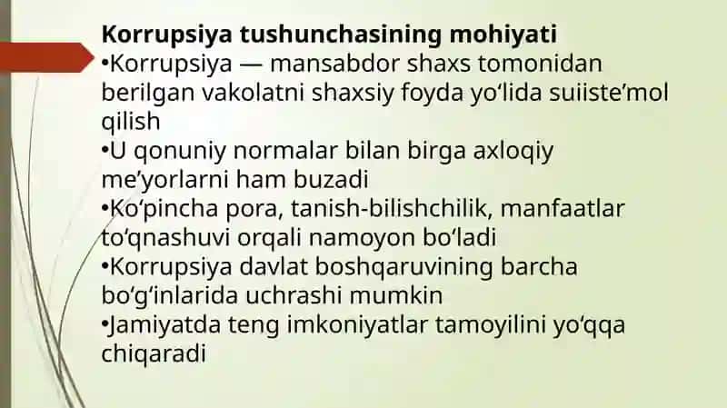 Korrupsiyaga qarshi kurashning jahon tajribasi 3