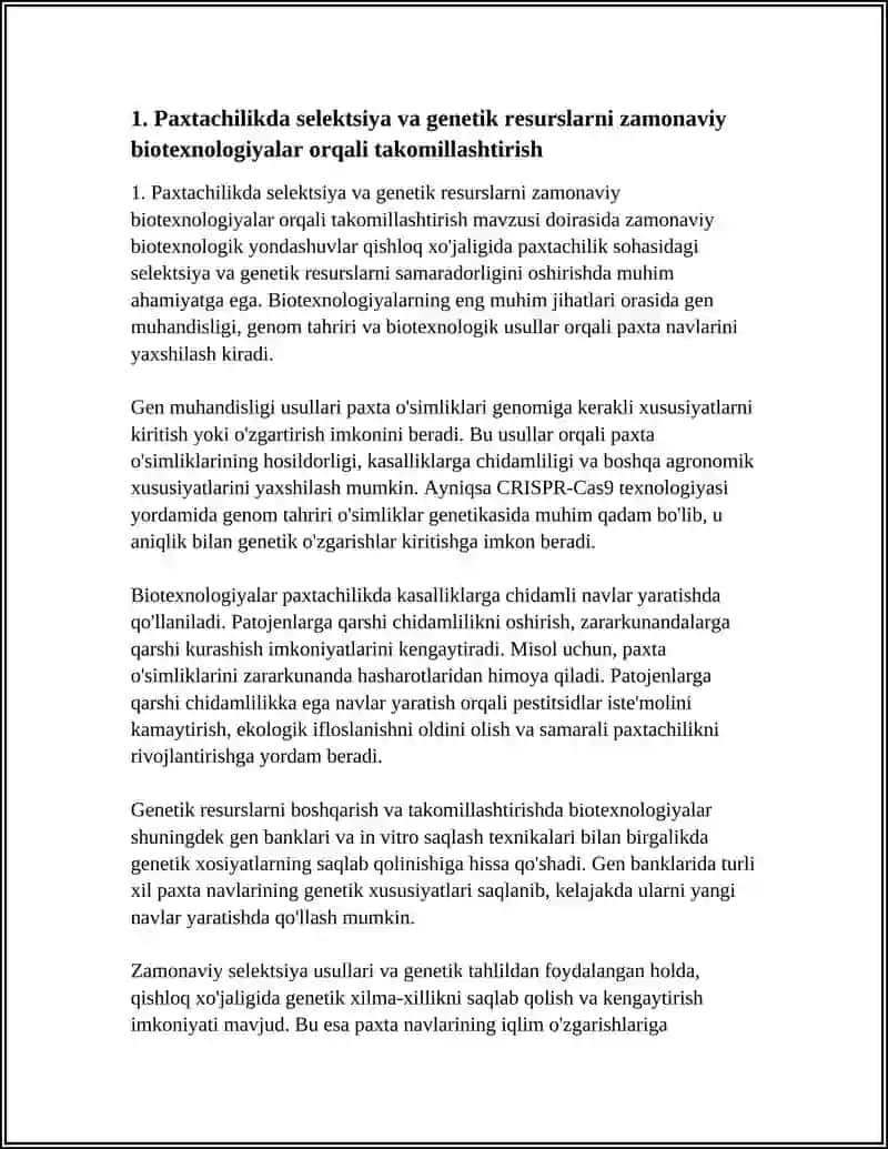 PAXTACHILIKDA FAN YUTUQLARI INOVATSION TEXNOLOGIYALARI VA ILG'OR TAJRIBASINI QO'LLASH 3