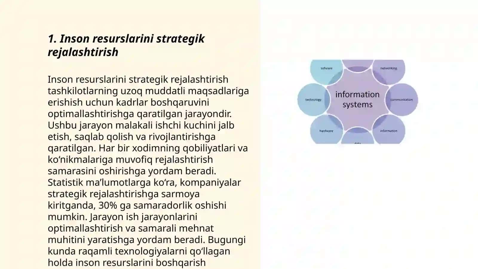 Inson resurslarini strategik boshqarish tizimi 3