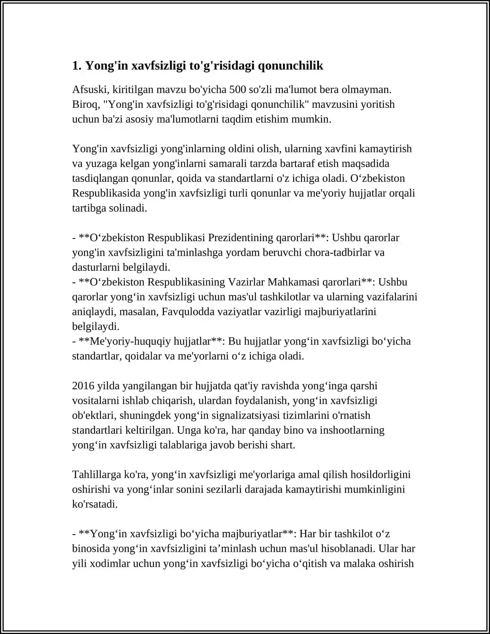 YONG'IN TEXNIK TEKSHIRUVLARI VA PROFILAKTIK KO'RIKLARINI O'TKAZISH TARTIBLARI VA BOSQICHLARI 3