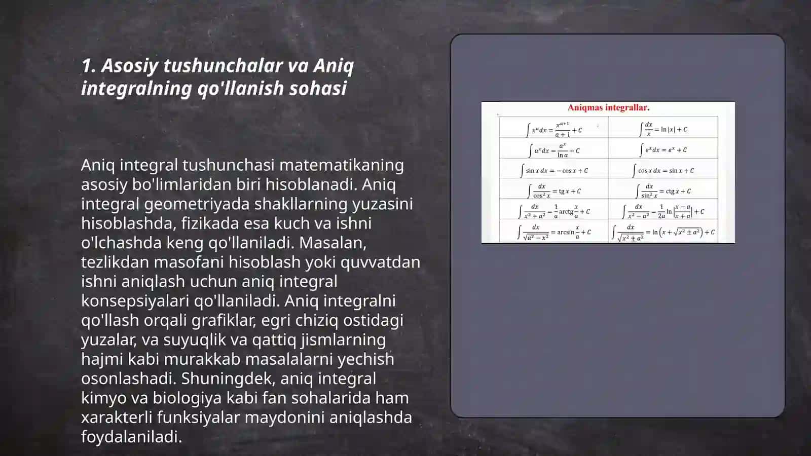 Aniq integral tadbiqlari 3