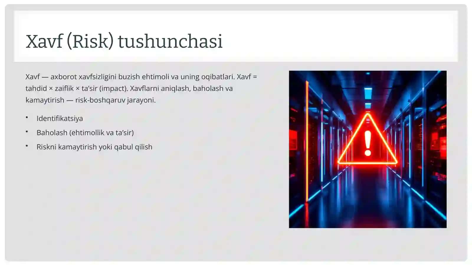 Axborot xavfsizligi asosiy tushunchalari 3