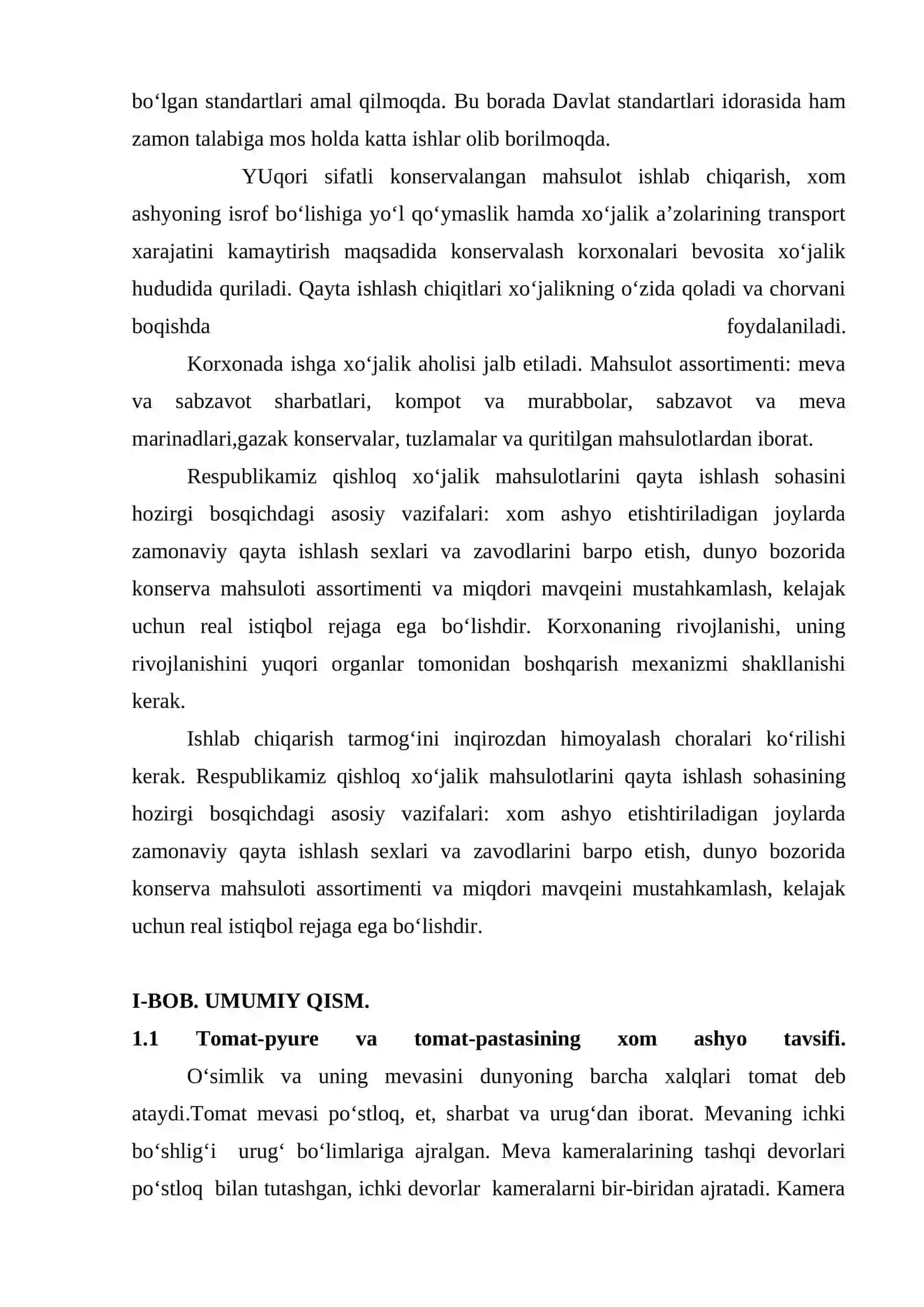 25 %li tomat pastasi ishlab chiqarish liniyasi loyixalansin 3