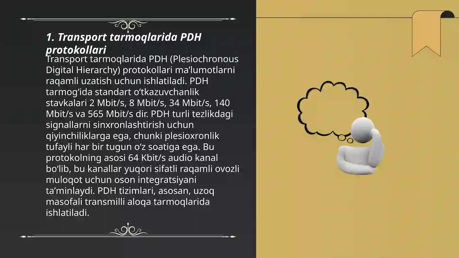 Transport tarmoqlarida qo‘llaniladigan protokollar va texnologiyalar 3