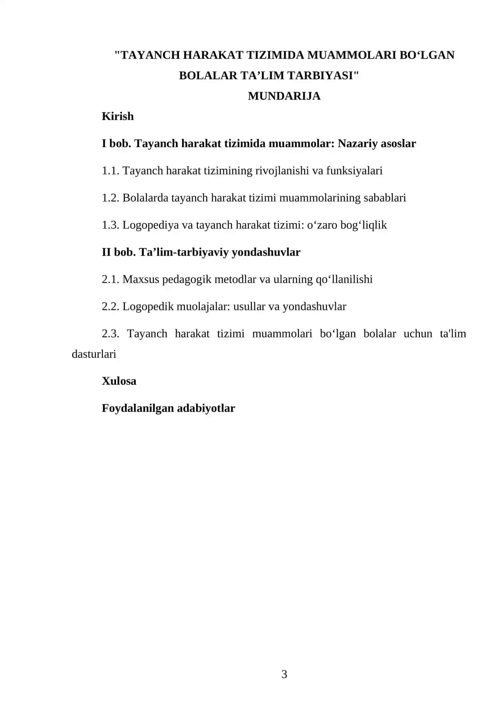 Tayanch harakat tizimida muammolari boʻlgan bolalar taʼlim tarbiyasi 3