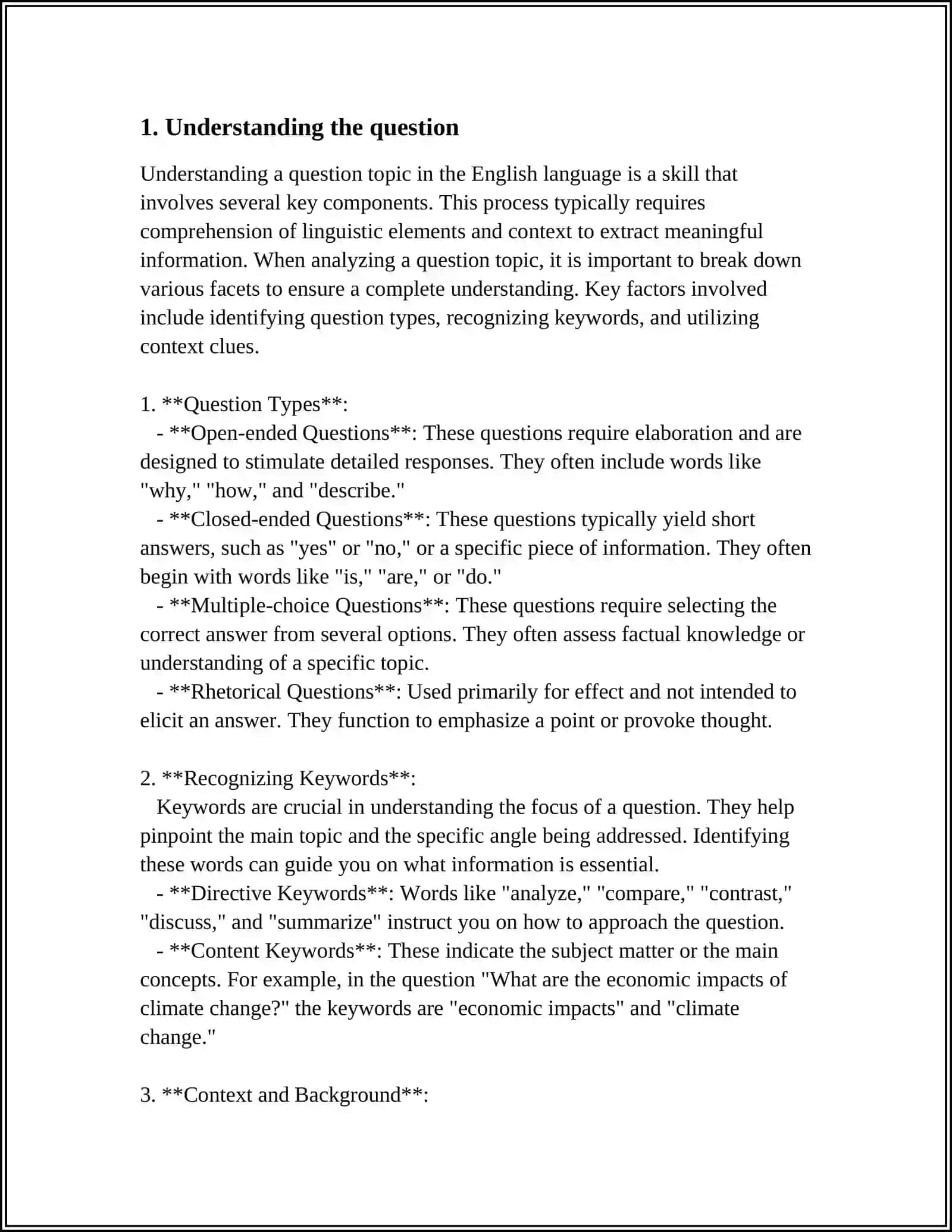 INSTRUCTIONS: HOW TO PRACTICE ANSWERING PART 3 SPEAKING QUESTIONS 3
