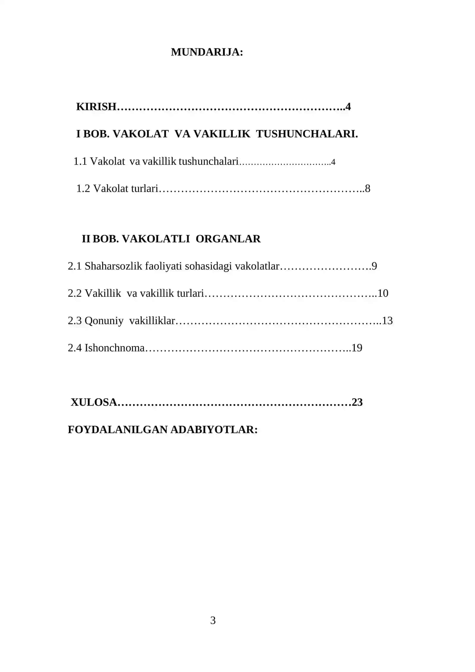 VAKOLAT VA UNING TURLARI 3