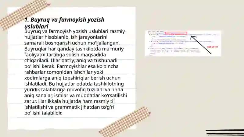 Buyruq va farmoyishning yozilish tartibi 3