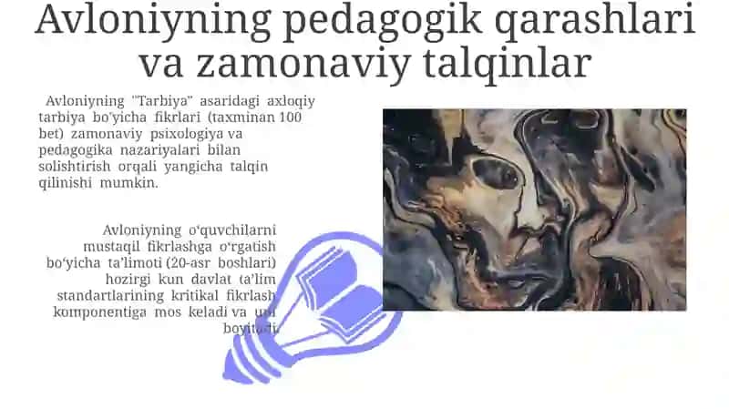 Abdulla Avloniyning vijdon tarbiyasi haqidagi asarlari 3