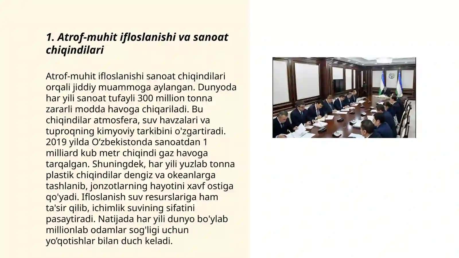 Atrof-muhit ifloslanishi va sanoat chiqindilari 3
